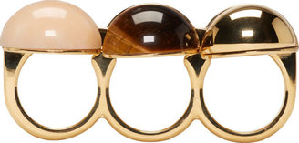 Chloé Pink Marble Gold Band Ellie Triple Ring