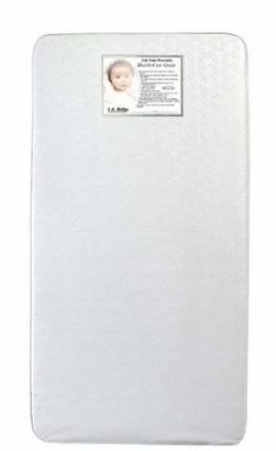 L.A. Baby L.A.BABY 5250BWCONT Hospital Grade Crib Mattress with Convoluted Foam Layer