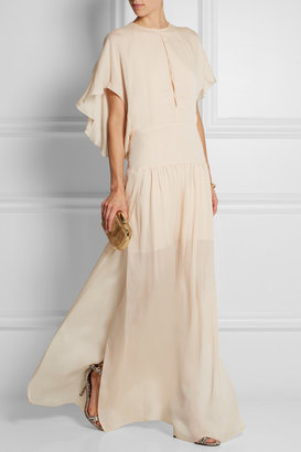 Chloé Silk-georgette gown