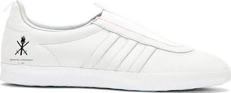 Opening Ceremony Adidas Originals x Grey Leather Tae Kwon Do Gazelle Sneakers