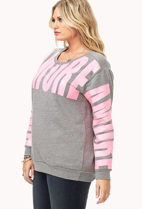 Forever 21 Plus Size Statement Amore Sweatshirt