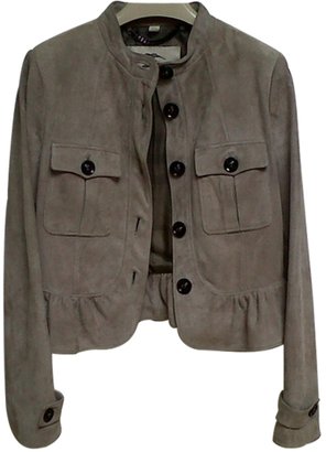 Burberry Beige Leather Jacket