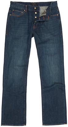 Ted Baker Brentry Organic Basic Boot Cut Jeans, Dark Wash
