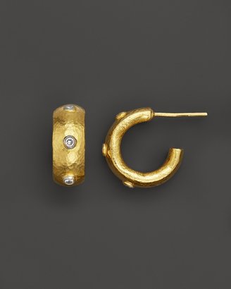 Gurhan Constellation Diamond Huggie Hoop Earrings in 24K Gold, .24 ct. t.w.