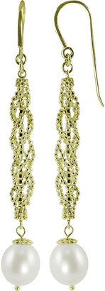 Brilliance+ FINE JEWELRY Cultured Freshwater Pearl & Brilliance Bead Drop Earrings