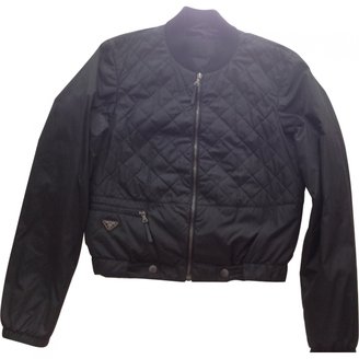 Prada Black Polyester Biker jacket