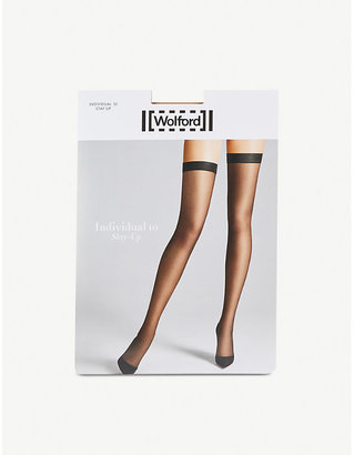 Wolford Individual 10 stay-up stockings
