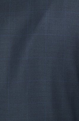 Peter Millar Classic Fit Navy Windowpane Suit
