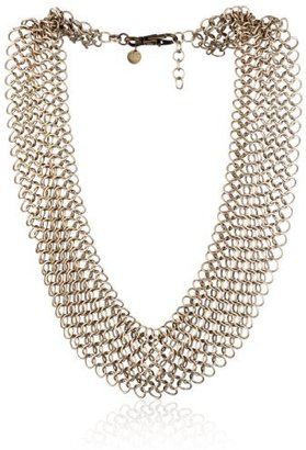 Luv Aj Champagne Chainmaille Bib Necklace