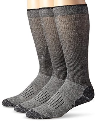 Wrangler Men's Fine Gauge Wool Blend Tall Boot Socks 3 Pair Pack