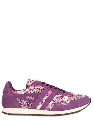 Gola Spirit Liberty Floral & Suede Sneakers