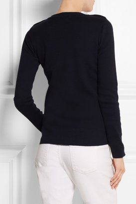 Petit Bateau Buttoned cotton sweater