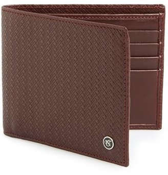 Canali Textured Leather Bifold Wallet
