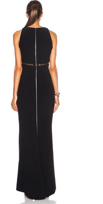 Thierry Mugler Classic Cady Viscose-Blend Gown