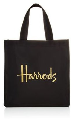 Harrods Small Microfibre Shopper Bag