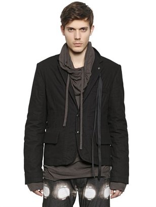 Ann Demeulemeester Reversible Quilted Brushed Cotton Jacket
