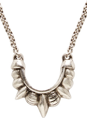 Pamela Love Antiqued Silver Small Tribal Spike Necklace