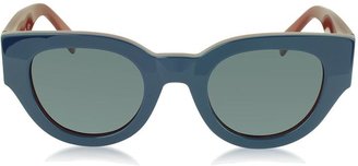 Celine CL 41064/S Bicolour Branch In Blue and Red Acetate Frame Women's Sunglasses