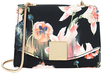 Ted Baker Keira Opulent Bloom Clasp Clutch Bag, Black