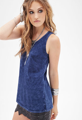 Forever 21 Mineral Wash Tank Top