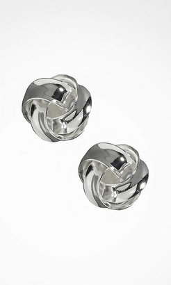 Express Sterling Silver Knotted Stud Earrings