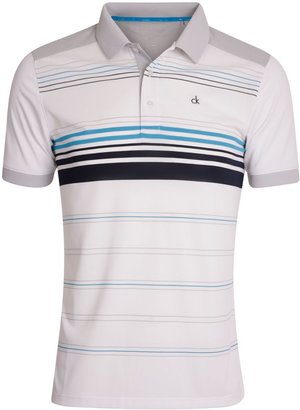 Calvin Klein Men's Golf Multi stripe tech polo shirt