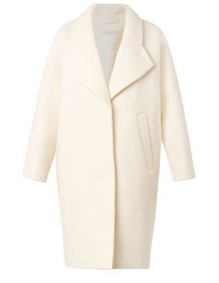 Carven Curly-wool oversized coat