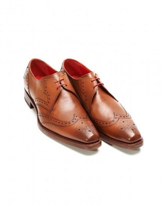 Jeffery West Shoes Mahogany 'Lundy Dexter' Lace Up Gibson Brogues