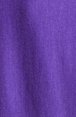 Eileen Fisher Ribbed Sleeve Merino V-Neck Tunic (Regular & Petite)