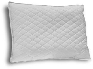 Down etc Diamond Support Duck Down Queen Feather Pillow, White