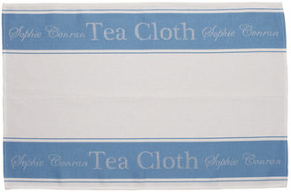 Sophie Conran Woven Tea Cloth White/Blue