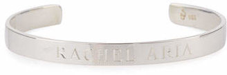 Sarah Chloe Ciela Personalized ID Bracelet, Silver