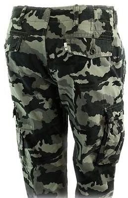 Levi's Levis Jeans Ace Cargo I Relaxed Fit Black Gridley Camo Camouflage Cotton Pants
