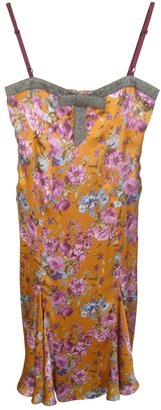 D&G 1024 D&G Multicolour Silk Dress