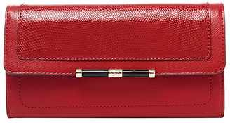 Diane von Furstenberg 440 Flap Continental Leather Wallet