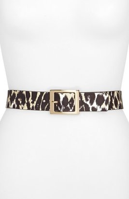 Kate Spade Leopard Print Belt