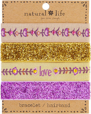 Ulta Natural Life Love Crazy Love Bracelet-Hairbands