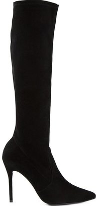 Stuart Weitzman fitted pointed toe boots