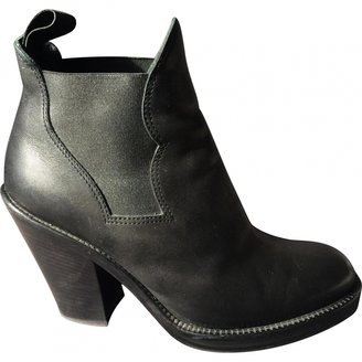 Acne 19657 ACNE Black Leather Boots