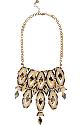 Tory Burch Gold-plated acetate necklace