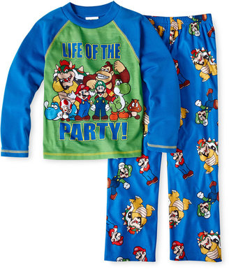 JCPenney Licensed Properties Super Mario Brothers 2-pc. Pajama Set - Boys 4-12