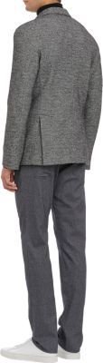 Barneys New York Tweed Three-Button Sportcoat-Grey