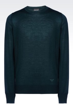 Giorgio Armani Sweater In Shaved Wool