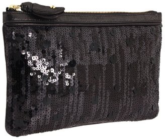 Juicy Couture Luxe Sequins Clutch (Black Multi) - Bags and Luggage