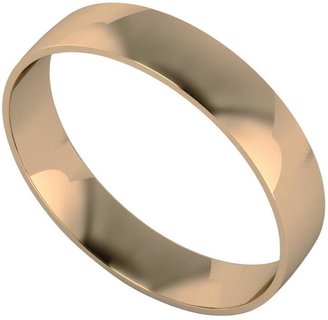 9 Carat Yellow Gold 4mm Court Wedding Ring Free Personalisation