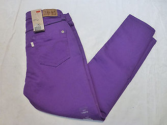 Levi's Nwt Juniors Levis Legging Crop Length Jeans Purple $42 14018-0003