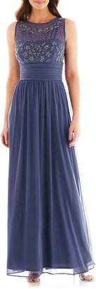 JCPenney Jackie Jon Sleeveless Embellished Gown