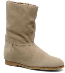 Fabio Rusconi Women's Rosa Rounded toe Ankle Boots in Beige