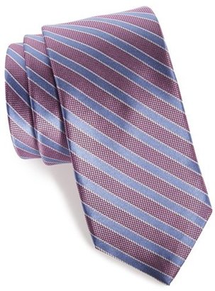 Michael Kors 'Milford Stripe' Woven Silk Tie