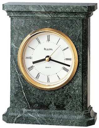Bulova BUL-B7879 Stonington Marble Table Clock Model B7879